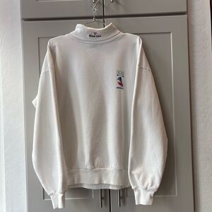 Vintage Guess Georges Marciano Sweatshirt Turtleneck Adult One Size Ski Small